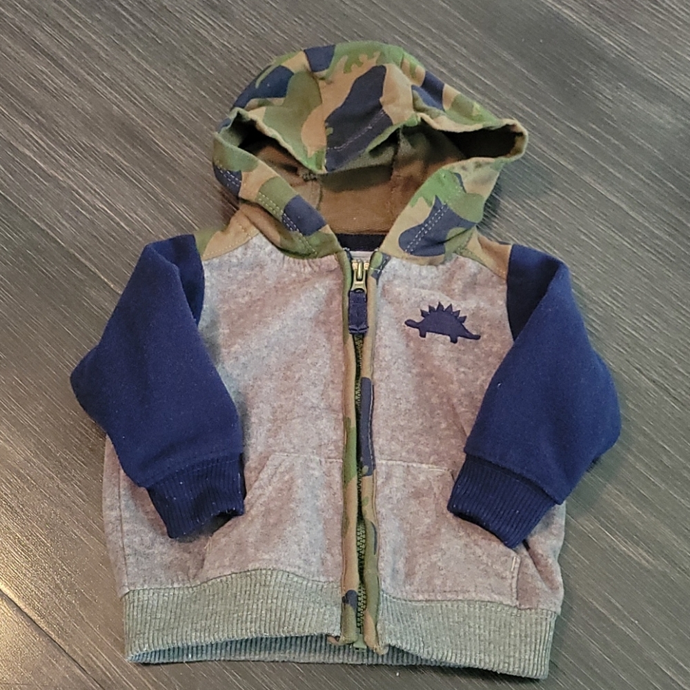 Baby boy hooded jacket & pant set - Picture 3 of 7